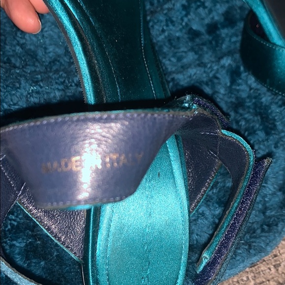 Blue Burberry Heels - Picture 5 of 6